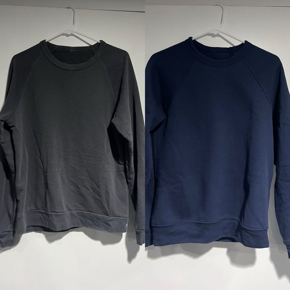 Alternative Apparel Crewneck Sweaters Bundle - Gray and Navy